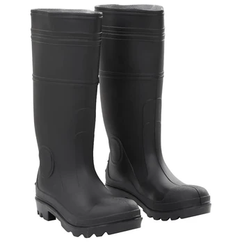 Guminiai batai, juodos spalvos, PVC, 39 dydžio