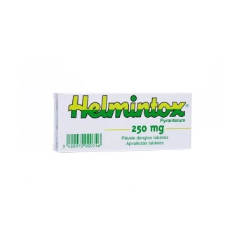 HELMINTOX 250 mg plėvele dengtos tabletės N3