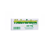HELMINTOX 250 mg plėvele dengtos tabletės N3 kaina