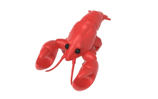 Winkee - Larry Lobster Steam Release &amp; Spoon Holder - Red