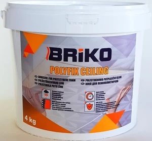 Klijai lubų dangos Briko Polyfix Ceiling, 4 kg
