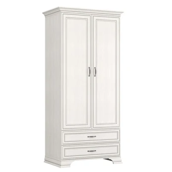 Spinta Mebelbos Tiffany 2 2d2s, 99x62,4x212,1 cm, balta