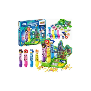 Idea Art Sonic Highlighter Marker Factory Set 4 Pieces Clementoni 18424