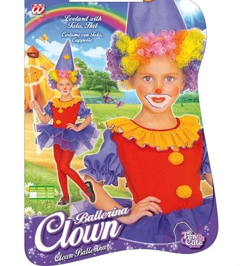 BALLERINA CLOWN (leotard with tutu, hat)