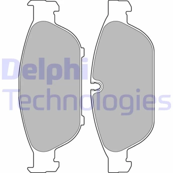 Stabdžių trinkelių rinkinys, diskinis stabdys DELPHI LP2301