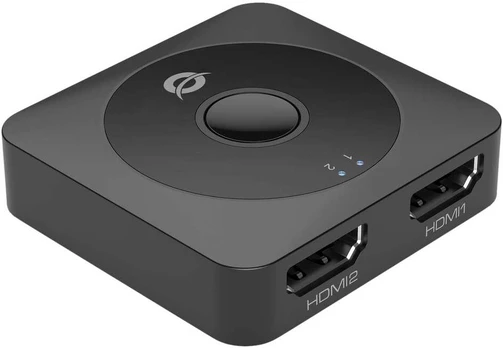 CONCEPTRONIC Switch 2-Port Bidir. 2xHDMI2.0 Bu/Bu juodas