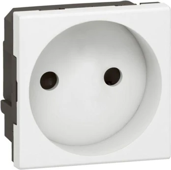 Legrand Single Socket Mosaic 16A balta (077110)
