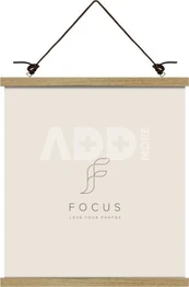 Focus Poster Hanger Magnetic Oak 31cm