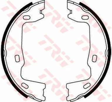 TRW GS8223 Brake shoe set