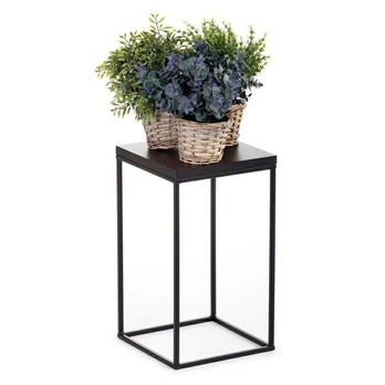 Modernus gėlių stovas BasicLoft, juodas, 40 cm