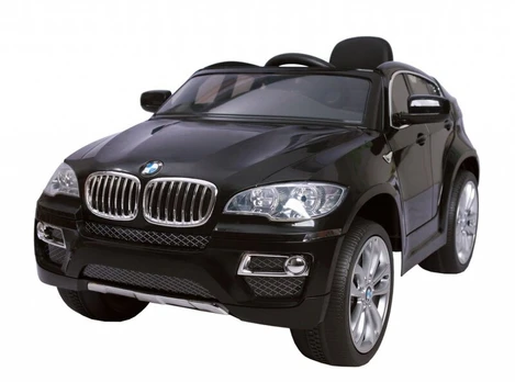 Elektromobilis vaikams BMW X6, juodas