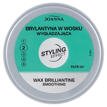 Glotninantis, spindesio suteikiantis plaukų formavimo vaškas Joanna Styling Effect 45 g