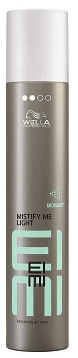 Wella Eimi Mistify Me Light lengvas, greitai džiūstantis plaukų lakas 300ml