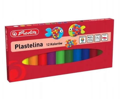 Plastelinas Herlitz 12 spalvų
