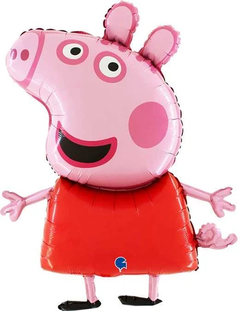 Peppa Pig raudonas folijos balionas 76 cm