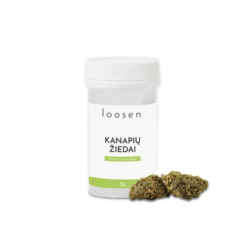LOOSEN SUPER LEMON HAZE kanapių žiedai – 10%