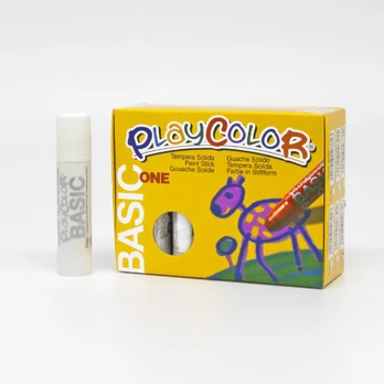 Pieštukinis guašas PLAYCOLOR Basic one baltas