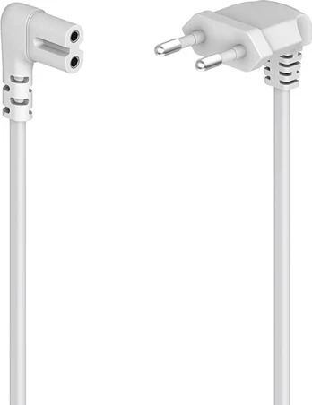 Hama 2-pole power cable with angled Euro 8 plug