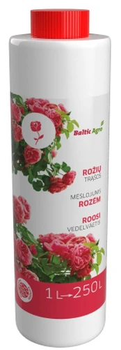 Koncentruotos skystos trąšos rožėms, 1 L
