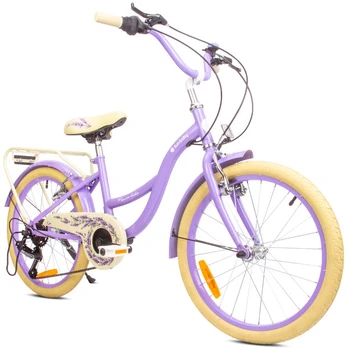 Vaikiškas dviratis Sun Baby 20", violetinis