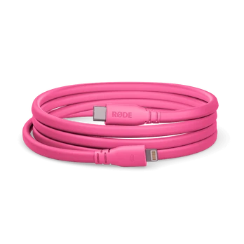 RODE SC19 - Kabelis USB-C - Lightning 1.5m Rožinė