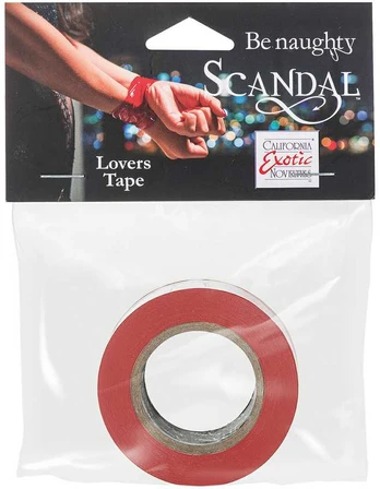 Calexotics Wiązania-SCANDAL LOVERS TAPE Raudonas