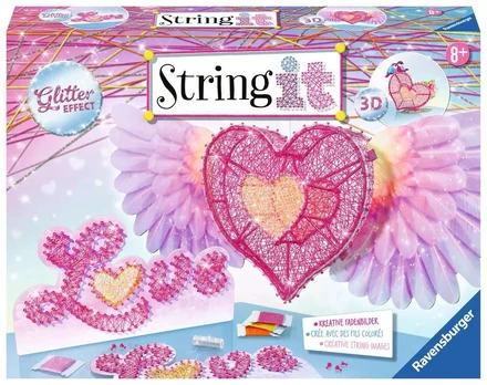 Ravensburger kūrybinis rinkinys „String it Maxi: 3D širdelė“