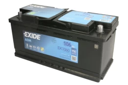 Starterio akumuliatorius EXIDE EK1060 kaina