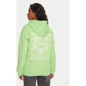 Roxy Džemperis Surf Stoked ERJFT05021 Žalia Regular Fit