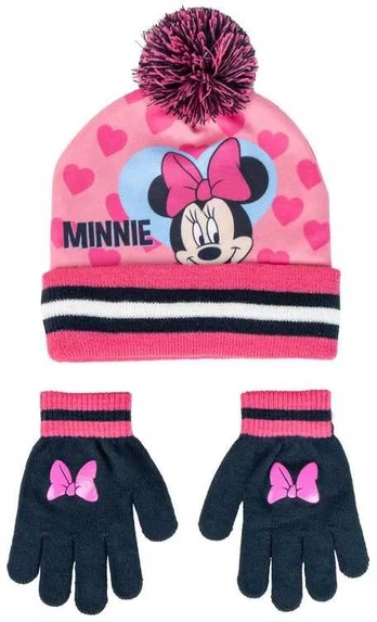 CERDÁ Disney Minnie hat and gloves set