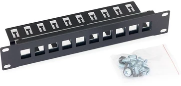 Patch panel 10'' 10 portów modularny 1U - 50271212553