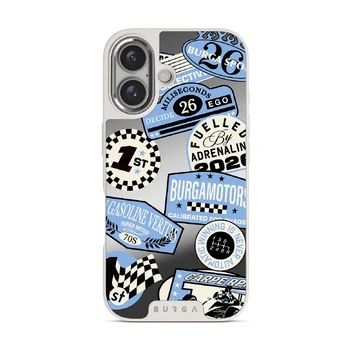 Finish Line - iPhone 16 Case, Elite Mirror Light (MagSafe) / Silver
