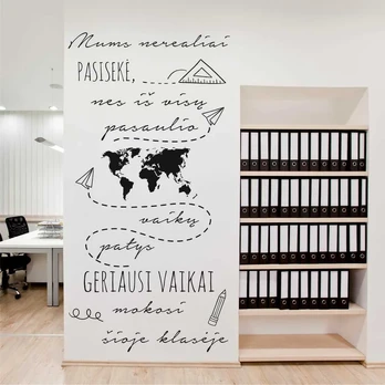 Sienų lipdukas Klasės taisyklės