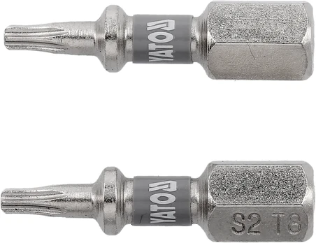 Yato BITS 1/4''X25 MM T8 2 PCS NI