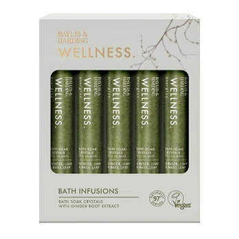 Baylis & Harding Ginger, Lime & Basil Bath Salts Gift Set 5 pcs