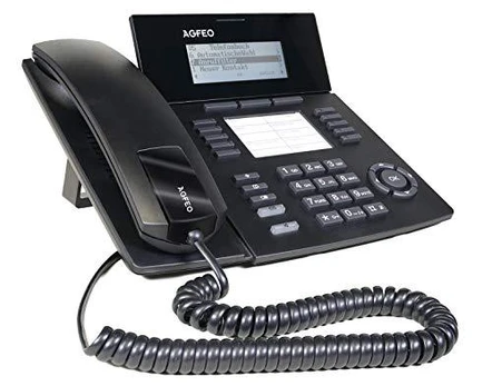 Telefonas Agfeo AGFEO Systemtelefon ST53 SENSORfon juodas