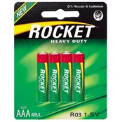 Rocket Heavy Duty AAA elementas, 4 vnt. kaina