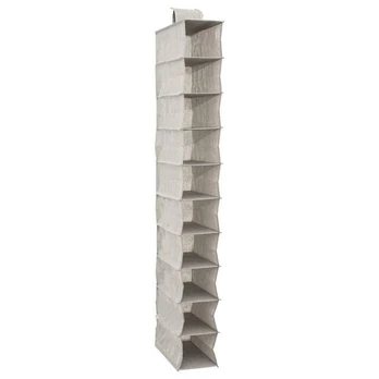 ORGA batų spintos tvarkyklė, 10 lentynų, 30 x 15 x 120 cm