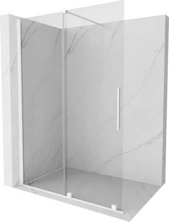 Dušo sienelė Mexen Walk-In Velar, 140 cm x 200 cm, balta