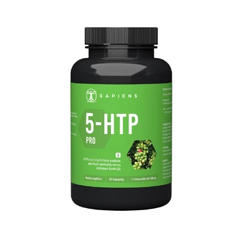 SAPIENS 5HTP PRO, 90 kapsulių