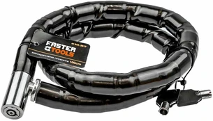 Spyna dviračiui 100cm, d-20mm, 2 raktai Faster Tools kaina