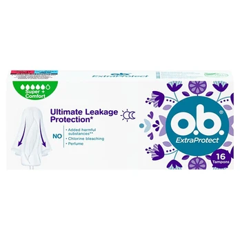 Tamponai O.b. Extra Protect, Super+ Comfort, 16 vnt