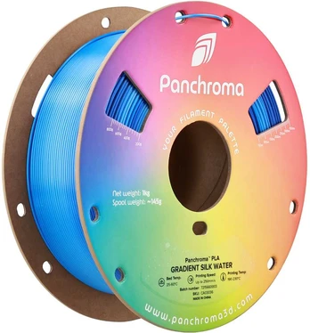 Polymaker Panchroma PLA gradient Silk plastikas - Vanduo