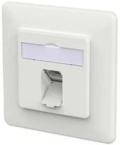 METZ CONNECT Anschlussdose E-DAT C6A LSA++ 1 Port UP verkehrswei