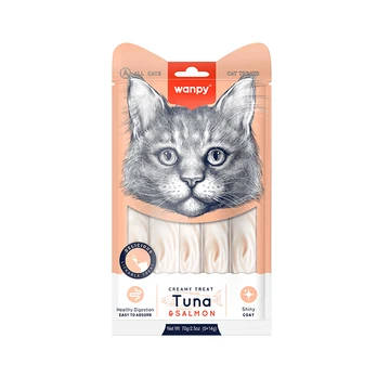 Skanėstas katėms Wanpy, lašiša/tunas, 0.070 kg