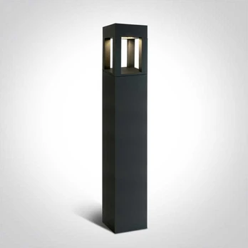 ANTHRACITE BOLLARD 90cm 22W WW IP65 230V