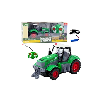 Remote Controlled RC Agricultural Tractor Green 1:24