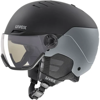 Kask narciarski UVEX Wanted Visor pro V black matt