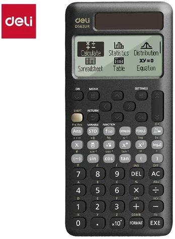 Mokslinis skaičiuotuvas DELI 562F juodas
