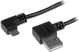 StarTech 6FT stačiakampis MICRO-USB CBL/M/M SU STAČIOJO KAMPO JUNGTIMIS kaina